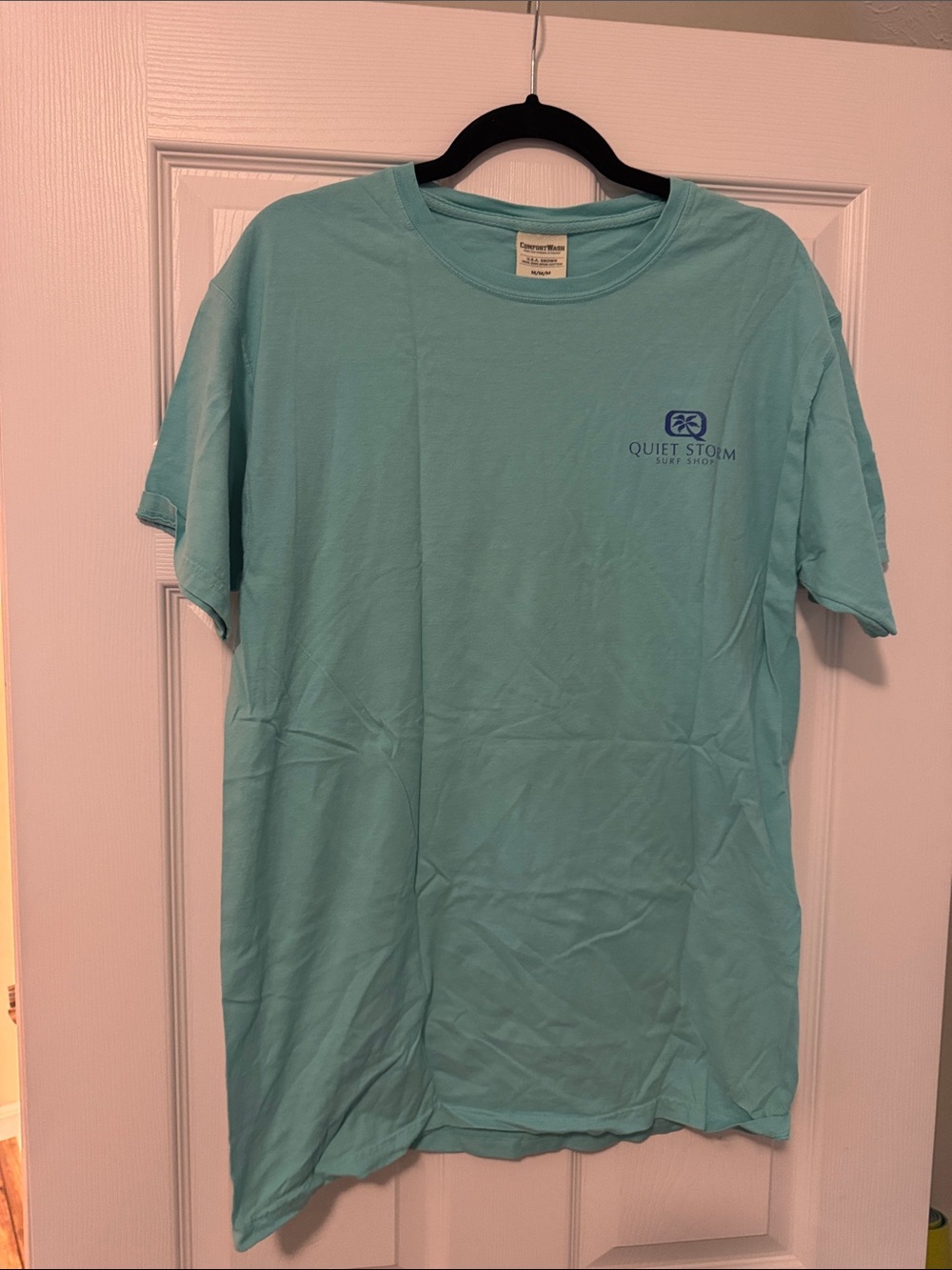 Quiet Storm Short-Sleeve Tee in Aqua